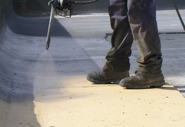 Coating systems over Trenton spray foam roof systems